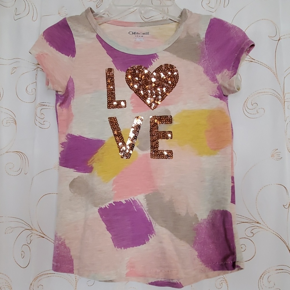 Cherokee LOVE Sequin shirt💓